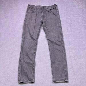 Levi Strauss‎ Co 508 Casual Wear Jeans Mens 32x32 Gray Straight Leg Denim Pants